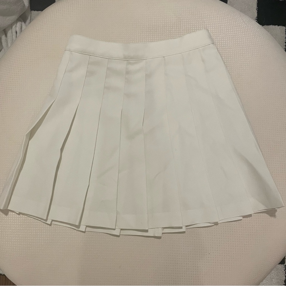 Classic White Schoolgirl Skirt